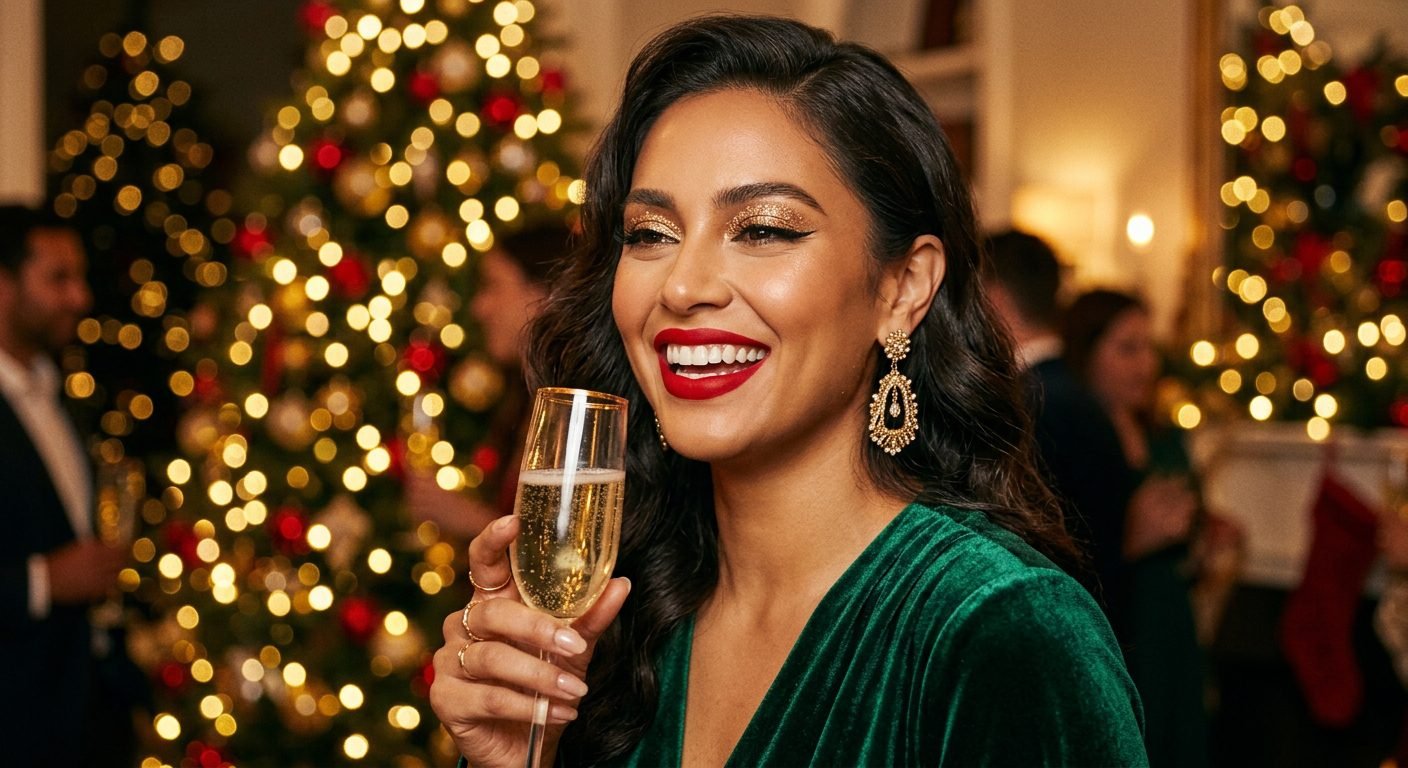 One Palette, Every Party — Christmas Makeup Looks 2026