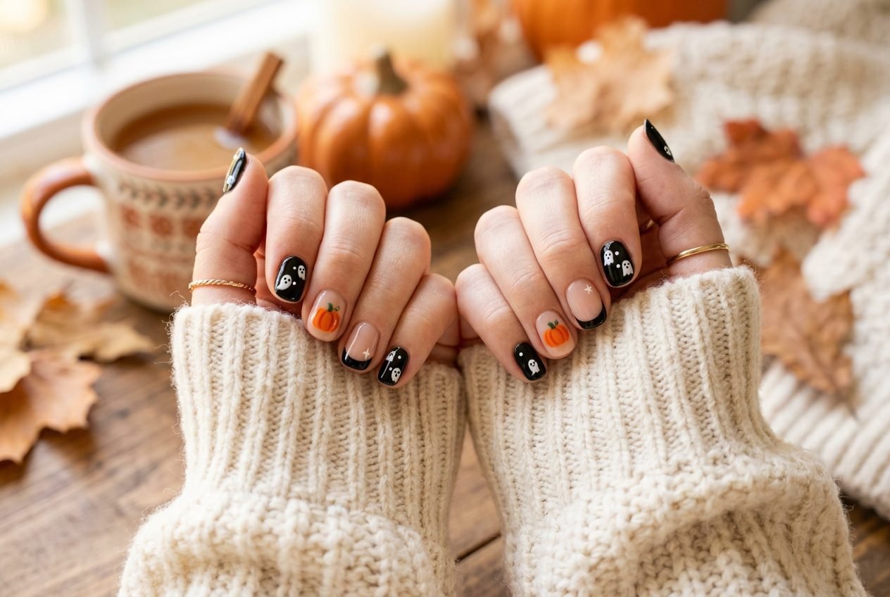 Short Halloween Nails 2026: 25+ Spooky Designs for Short Nails