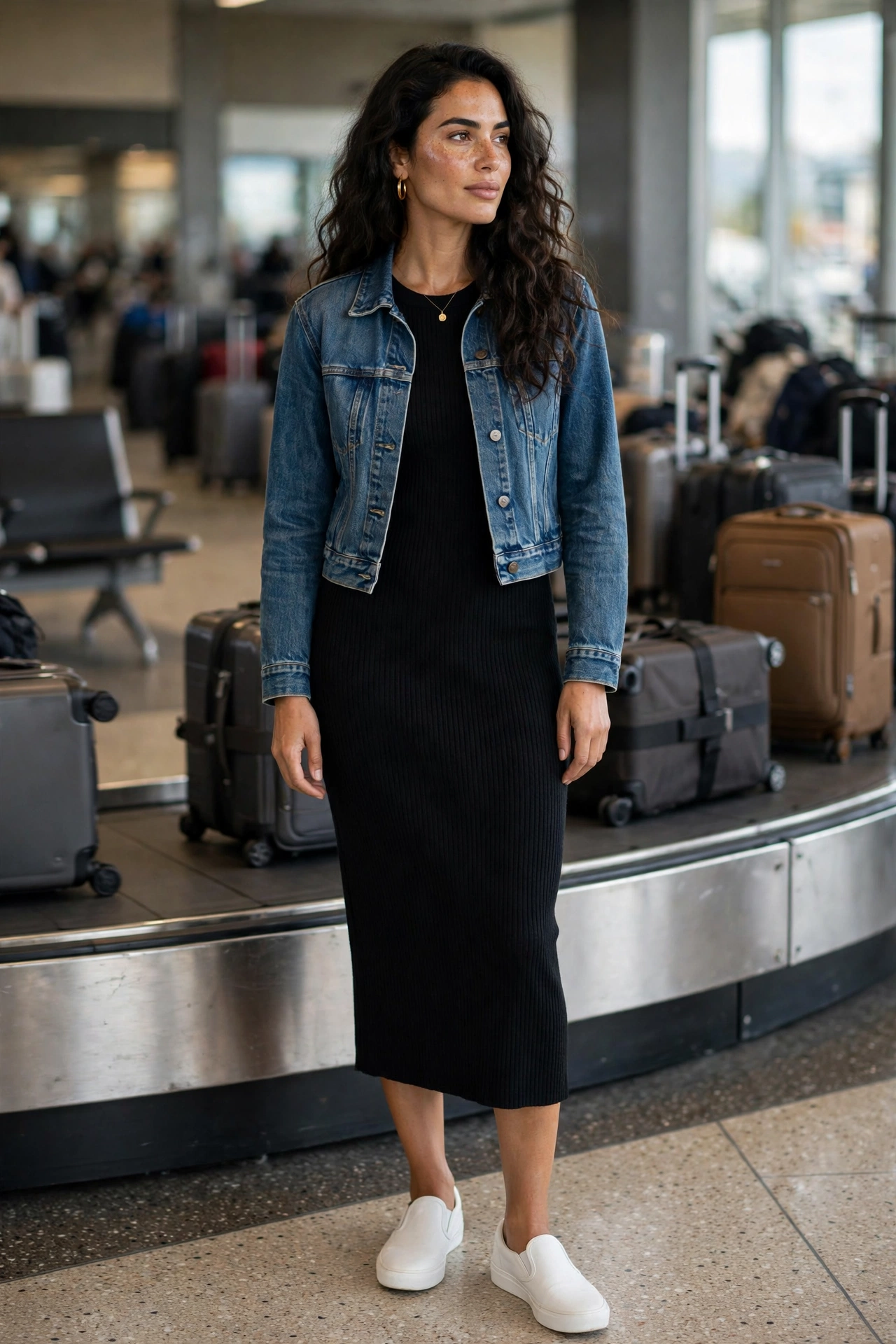 28 Airport Outfit Ideas for Comfortable, Chic Travel Style - idea 4