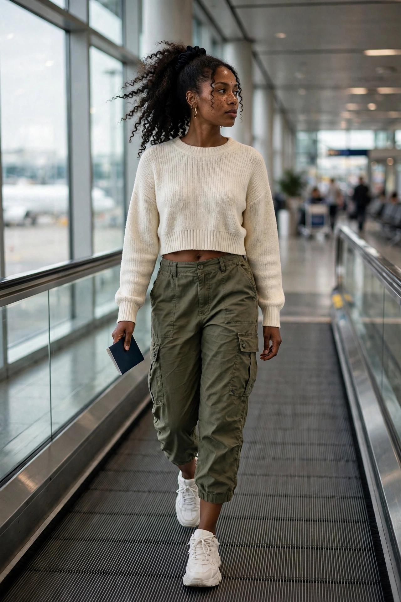 28 Airport Outfit Ideas for Comfortable, Chic Travel Style - idea 5