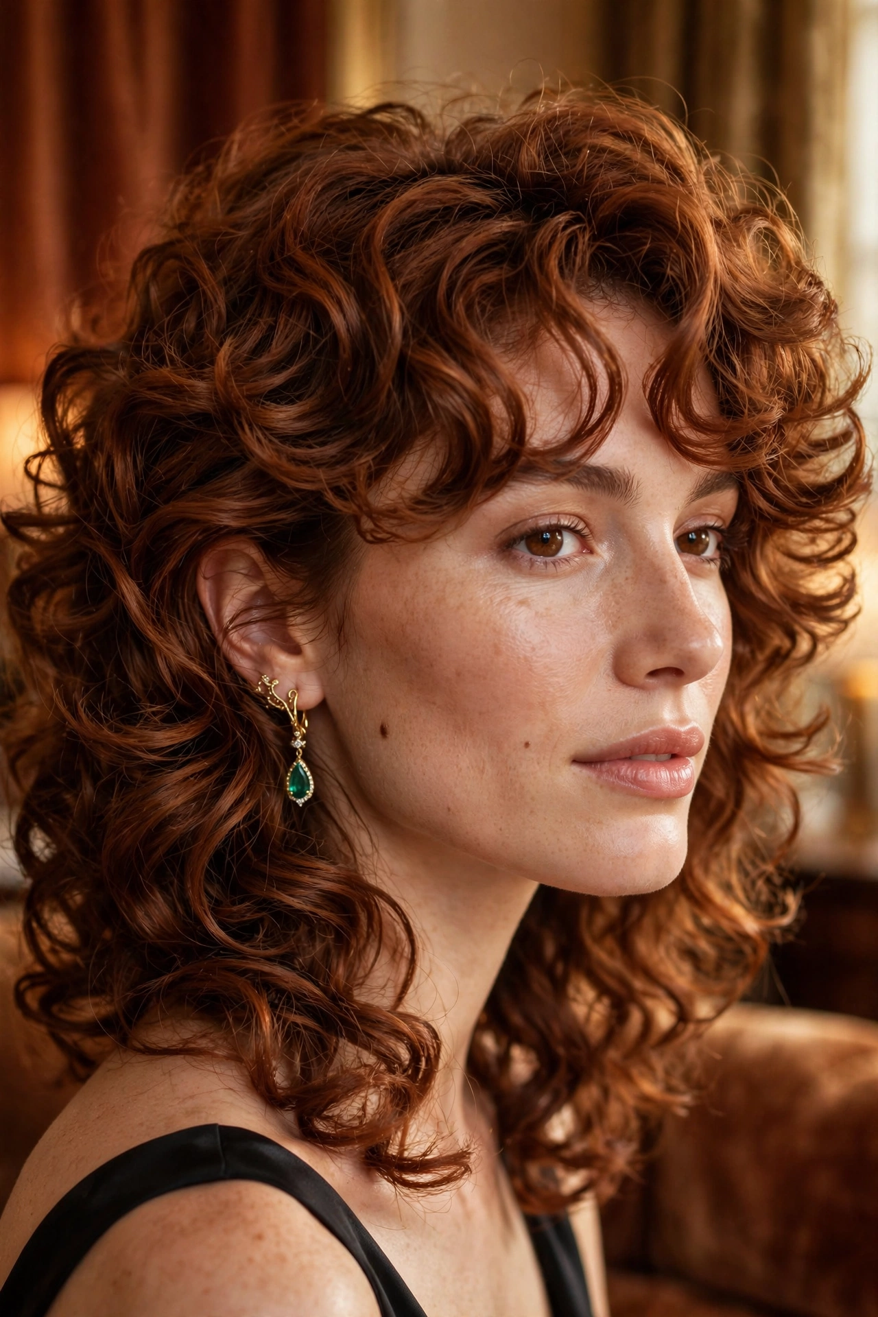 22 Curly Butterfly Cut Styles for Bouncy, Face-Framing Volum - idea 7