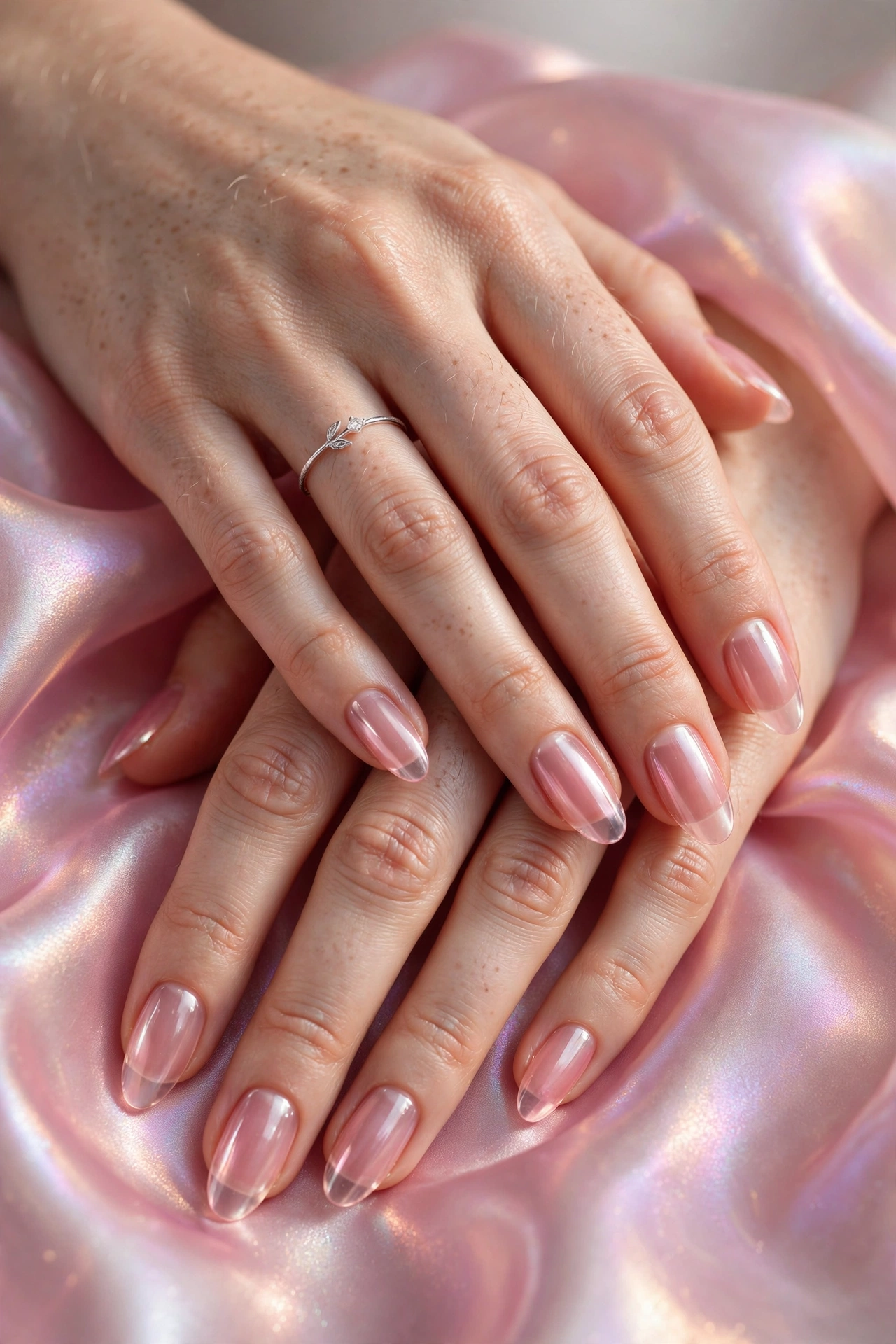 25 Jelly Pink Chrome Nails for a Glassy, Futuristic Glow - idea 4