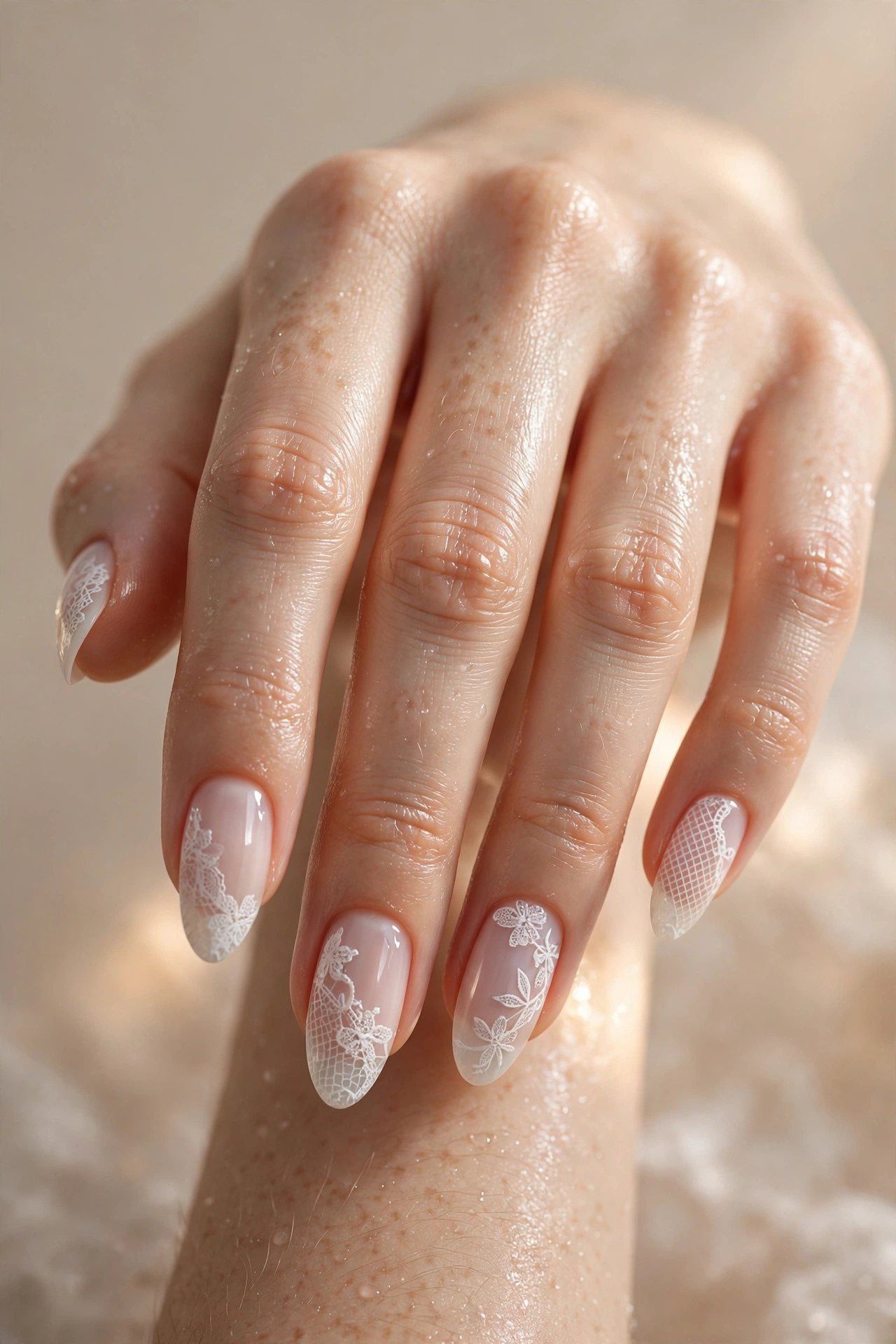 25 Lace-Inspired Nail Art for Delicate, Feminine Detail - idea 6