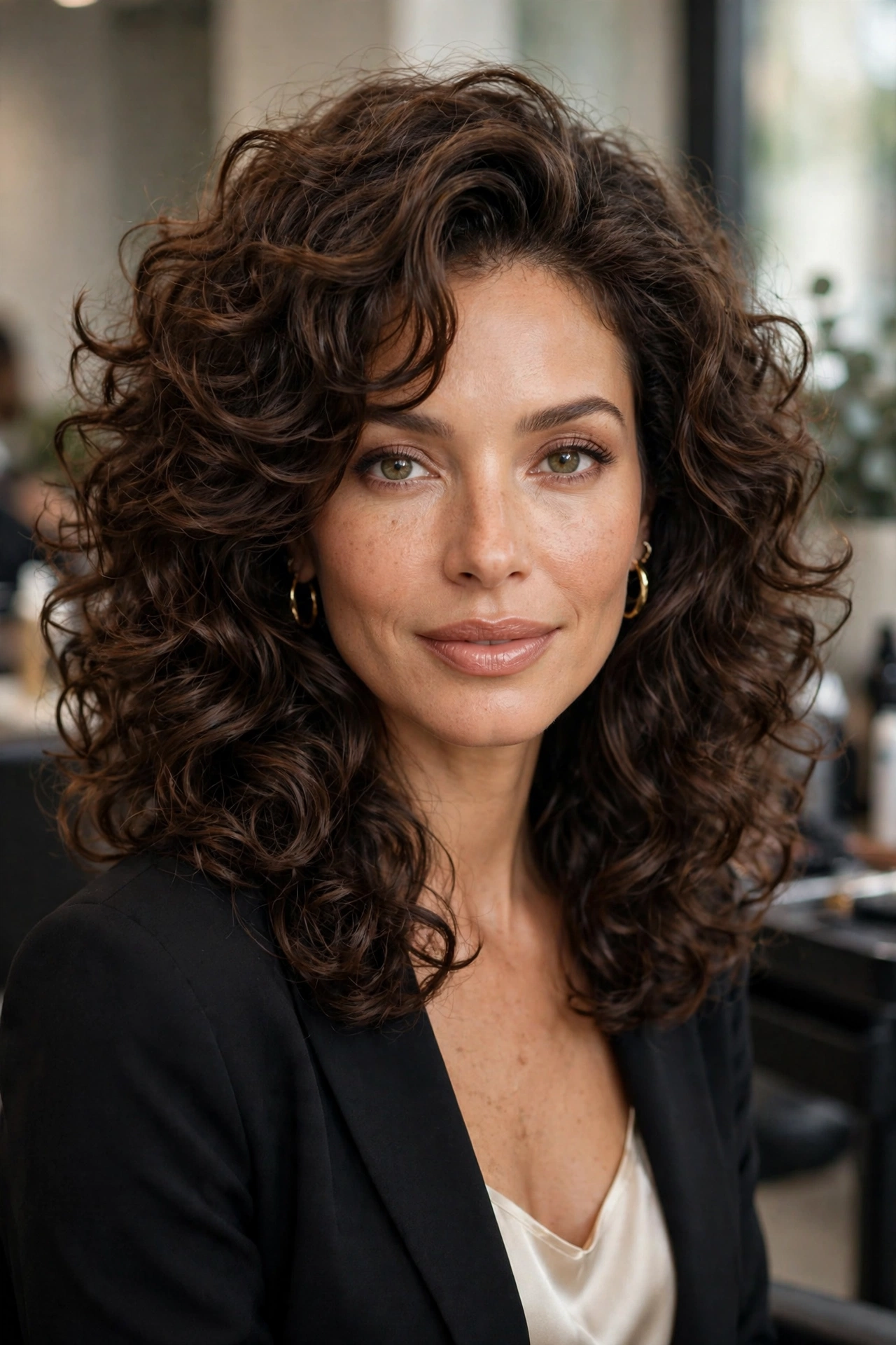 Long layered bob haircut idea