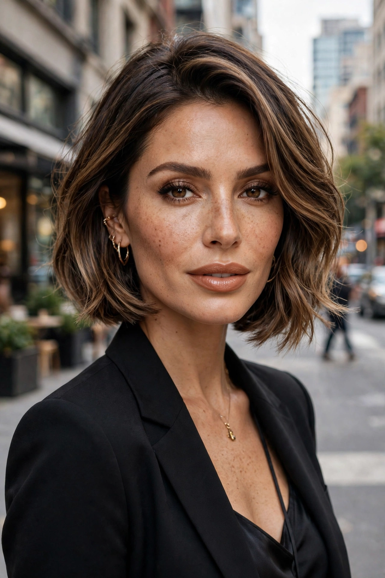 Espresso mocha balayage idea