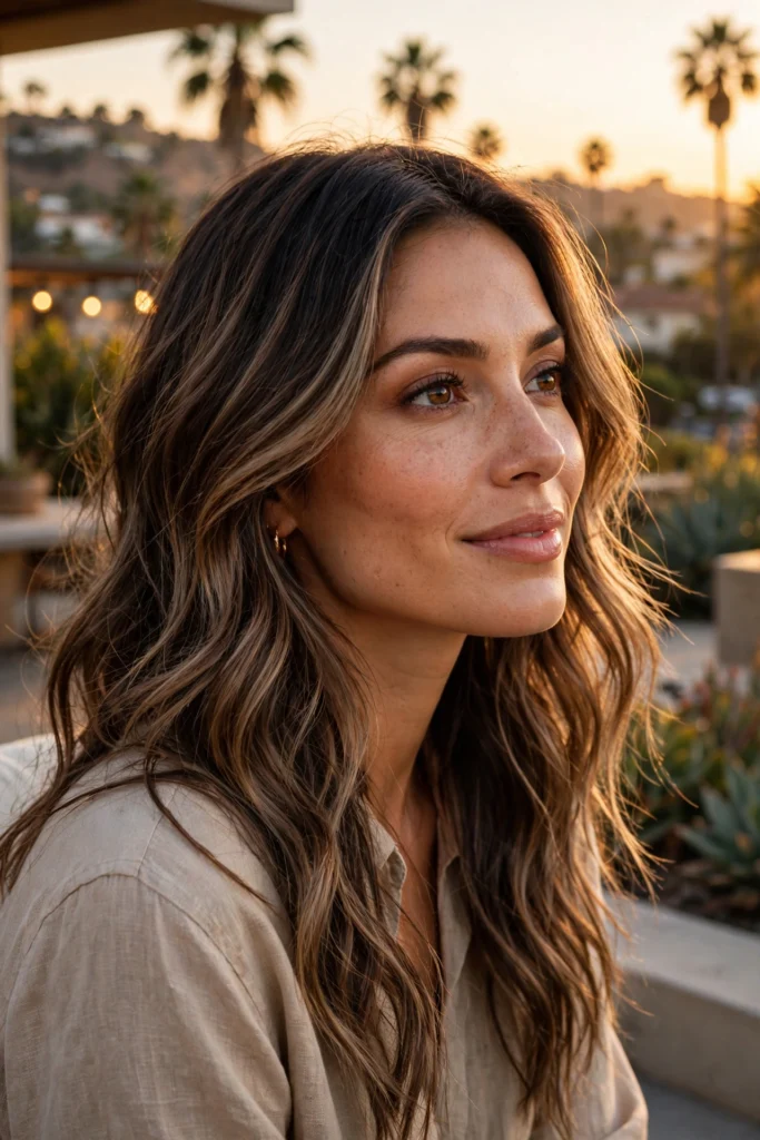 Espresso mocha balayage idea
