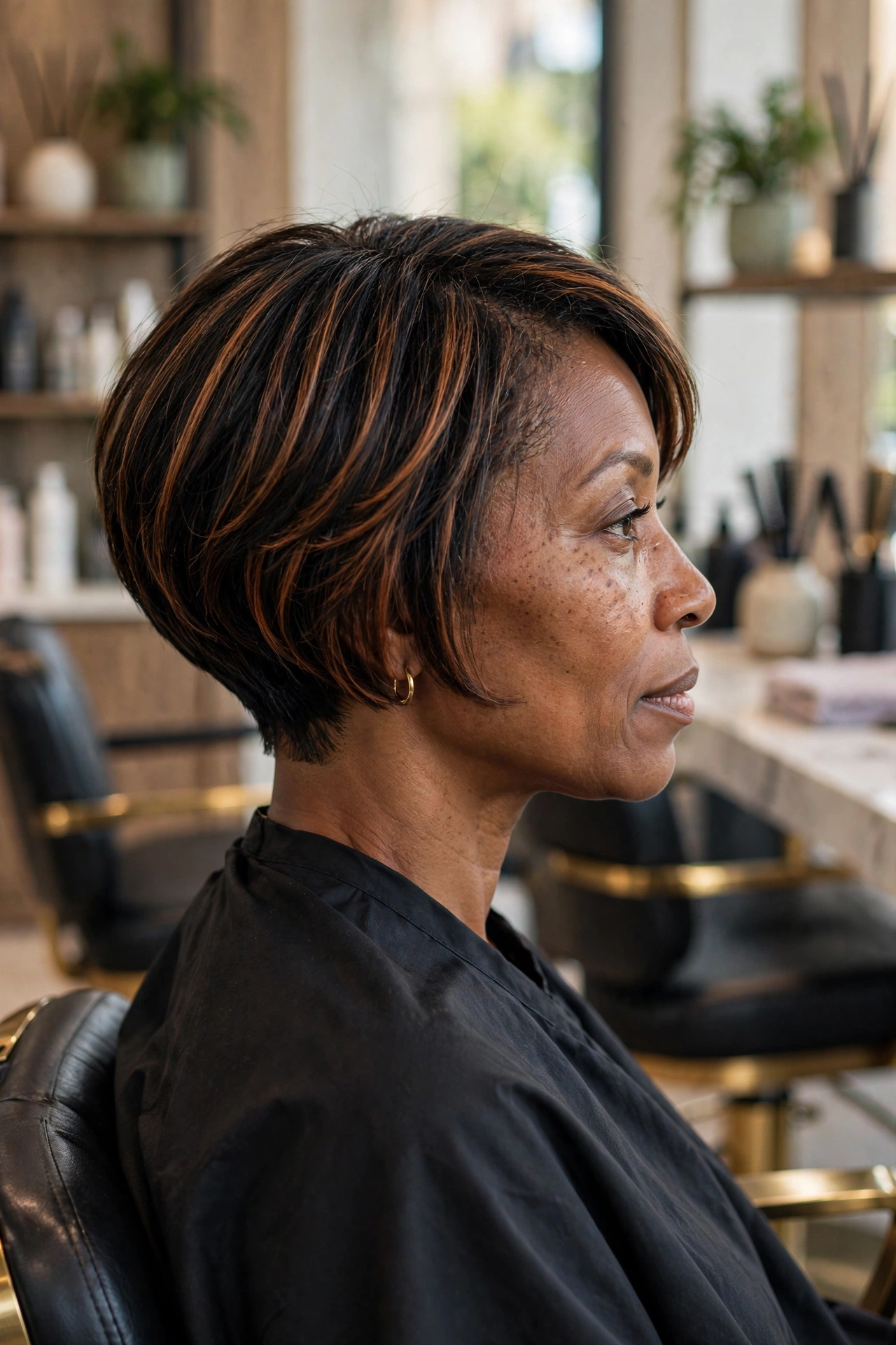 Short layered bob haircut idea